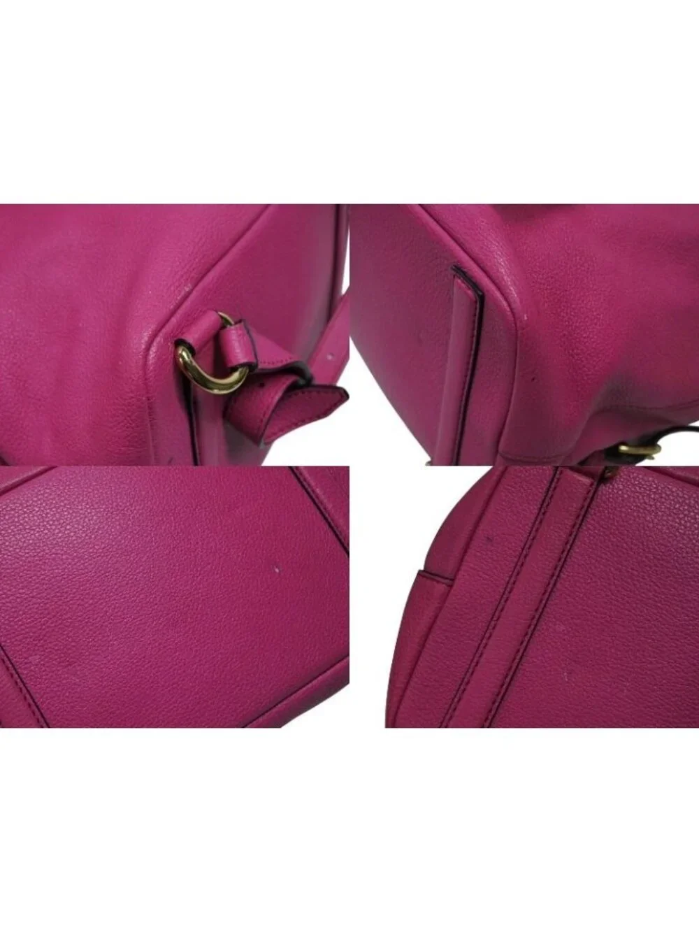 Dolce & Gabbana Backpack Leather Pink Gold